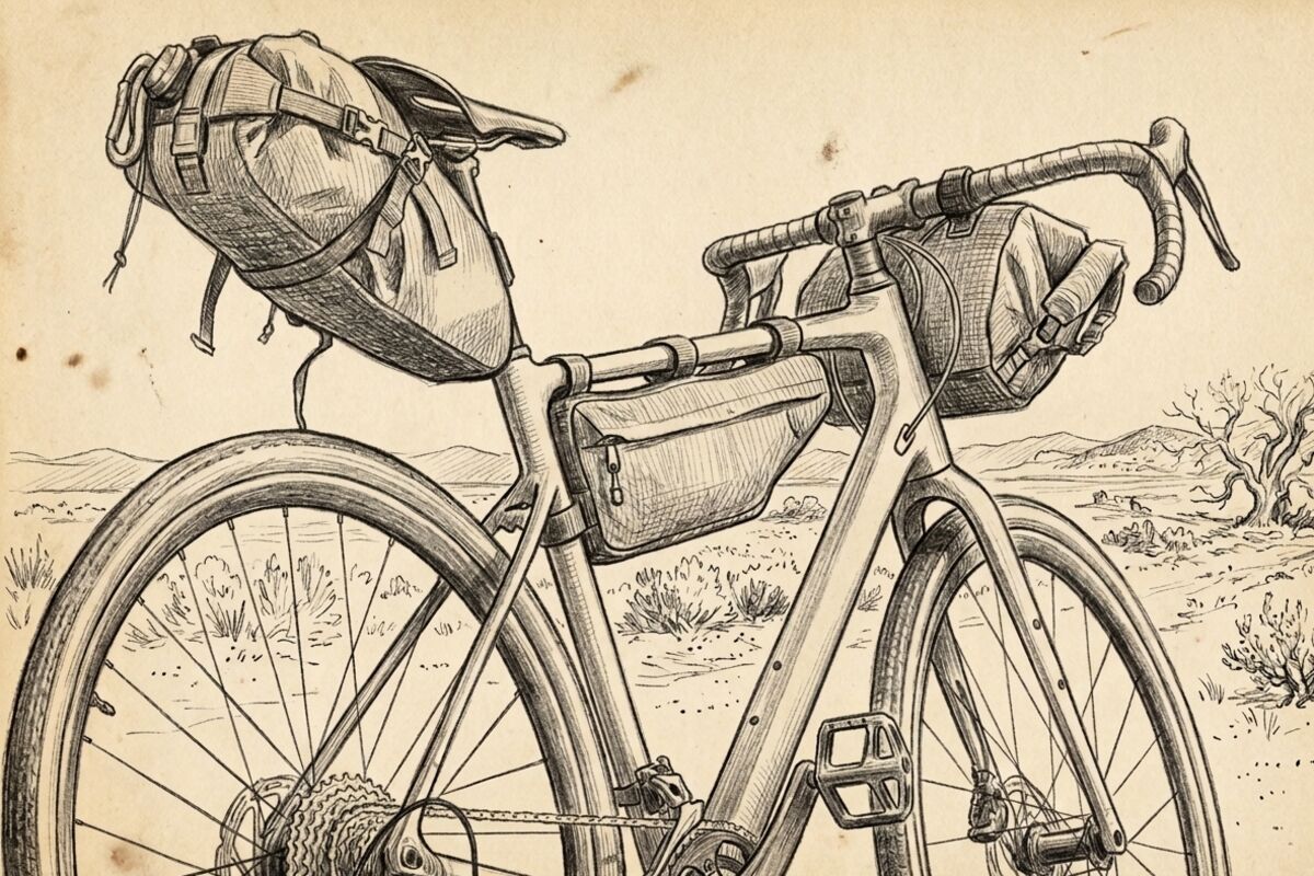 Multi-day bikepacking expedition