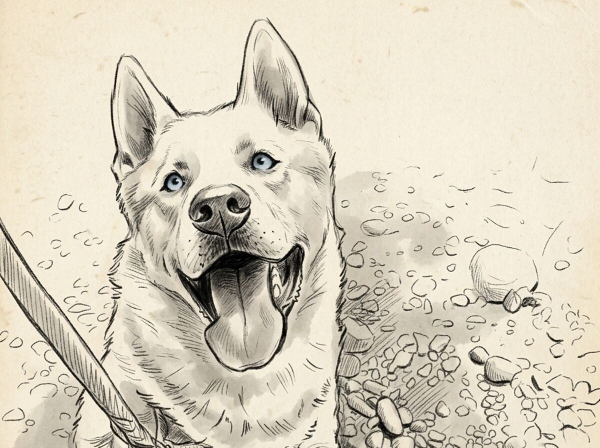 Dog in the outdoors