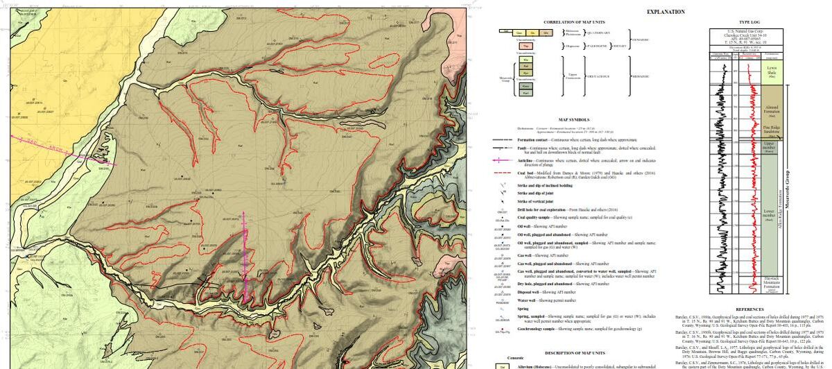 Geological quadrangle mapping in mountainous terrain